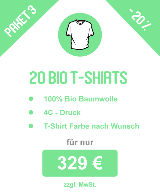 T-Shirt-Paket_3 20 Bio-Baumwolle