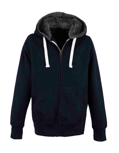 Premium Fur Lined Chunky Zoodie Man - New French Navy