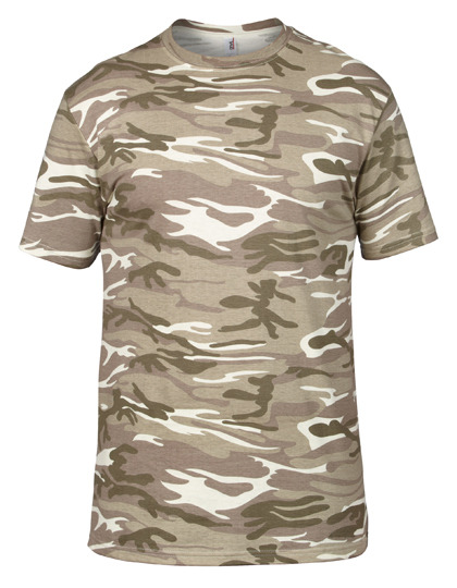 Premium T-Shirt Man - Camouflage Sand
